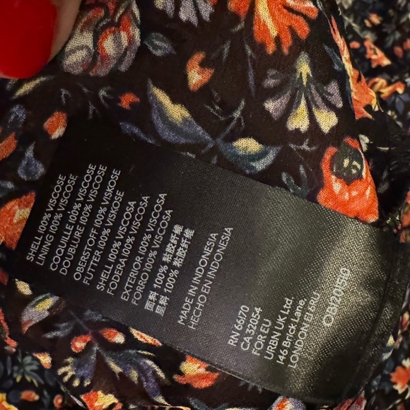 Anthropologie Helene Tunic Multicolor Floral Dress - Picture 7 of 7